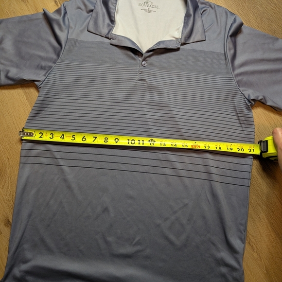 Gray Men's Polo Shirt - Picture 4 of 5